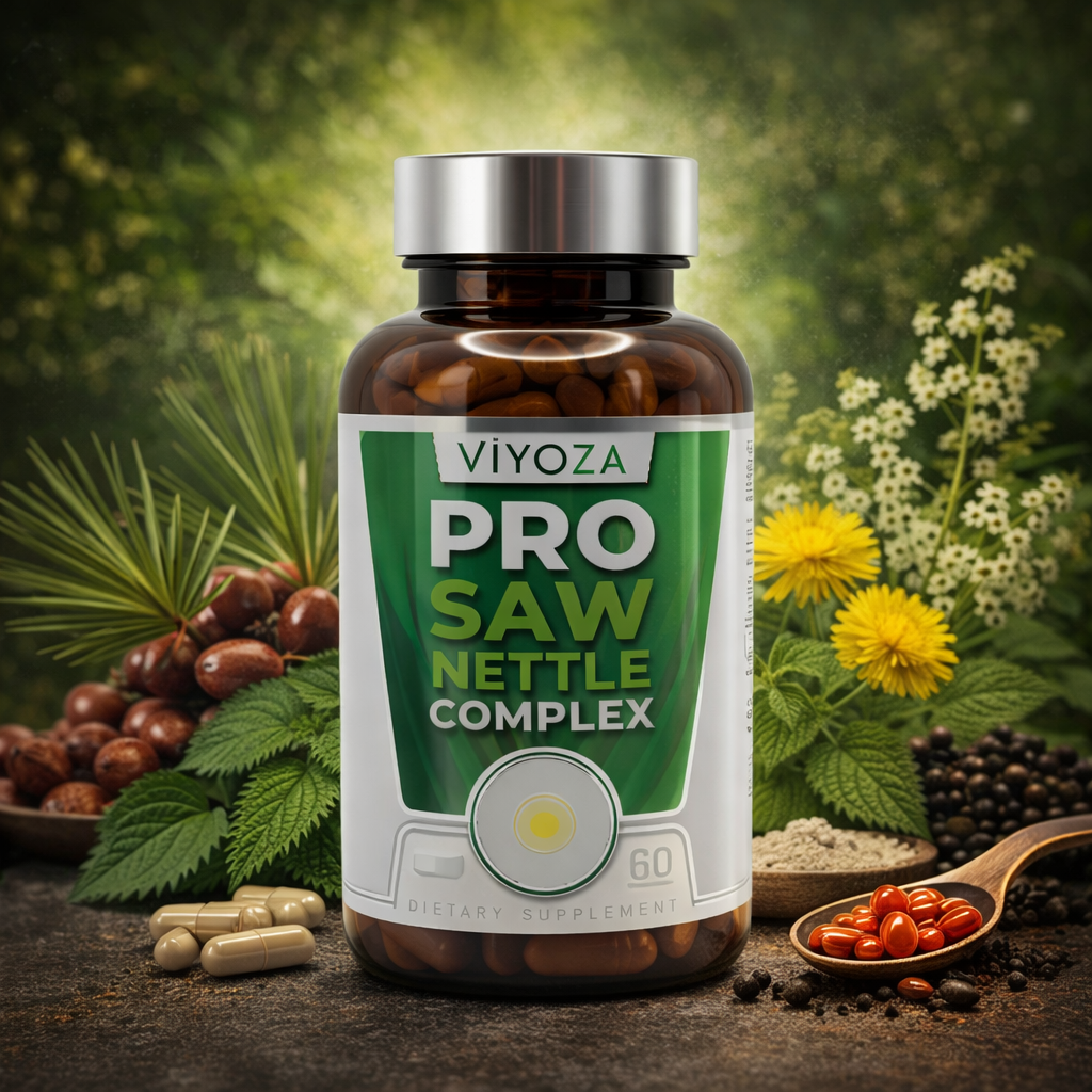 Pro Saw Nettle bitkisel takviye kapsül - prostat fonksiyon idrar akışı hormonal denge