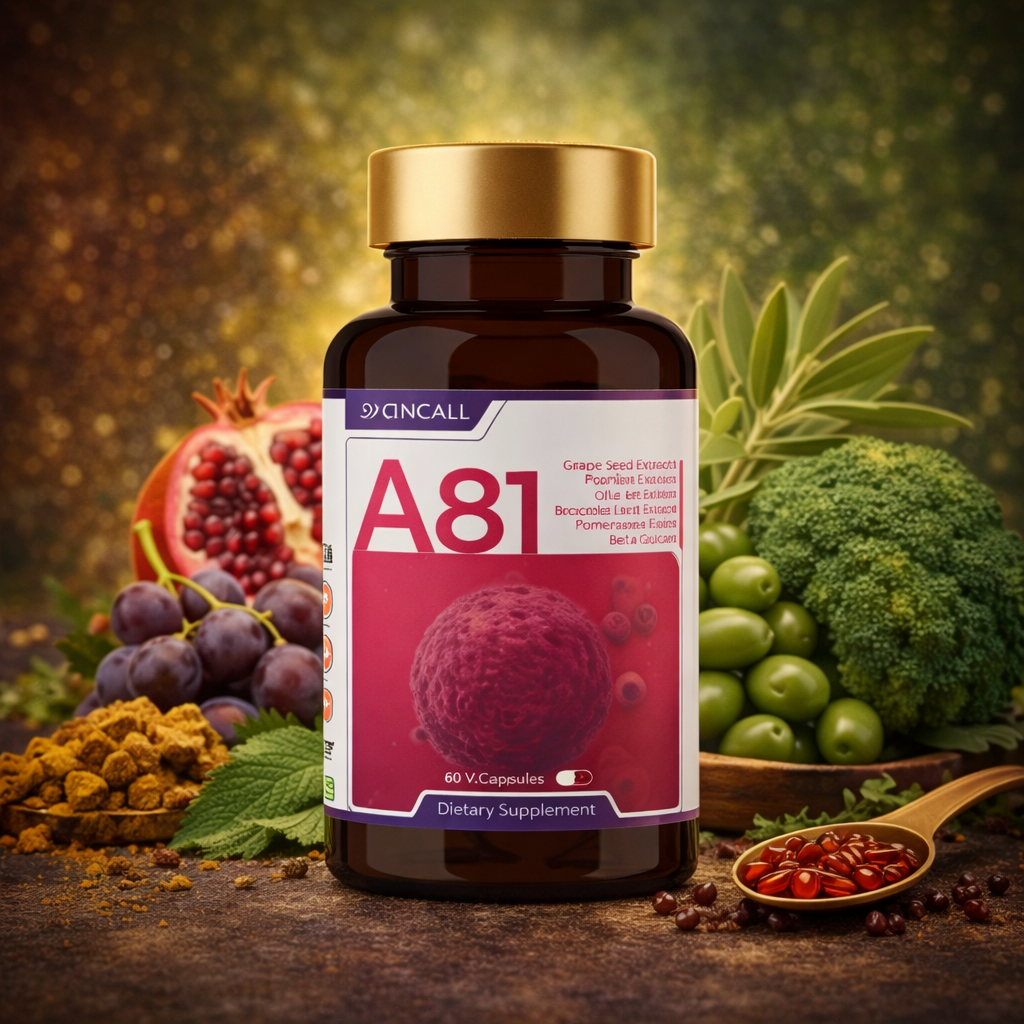 A81 antioksidan bağışıklık bitkisel takviye kapsül - propolis beta glucan zeytin yaprağı
