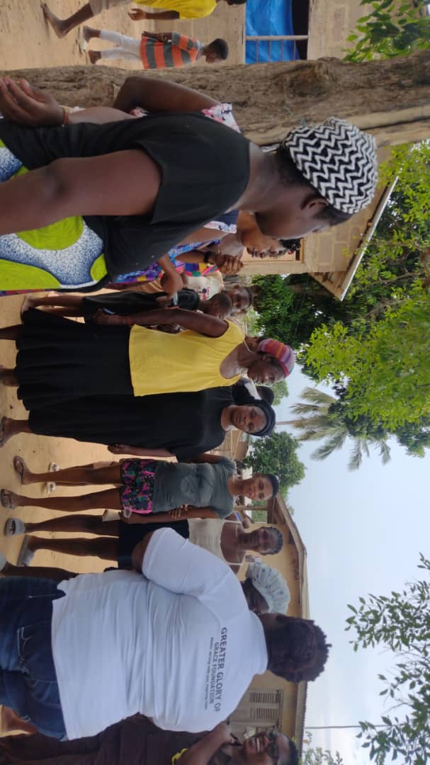 GGGF evangelism outreach – sharing the Gospel and hope with Torgorme Village