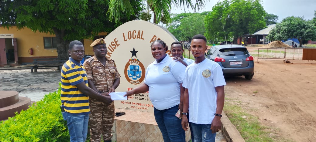 GGGF donation outreach at Akuse Female Prison – sharing love and essential items with inmates