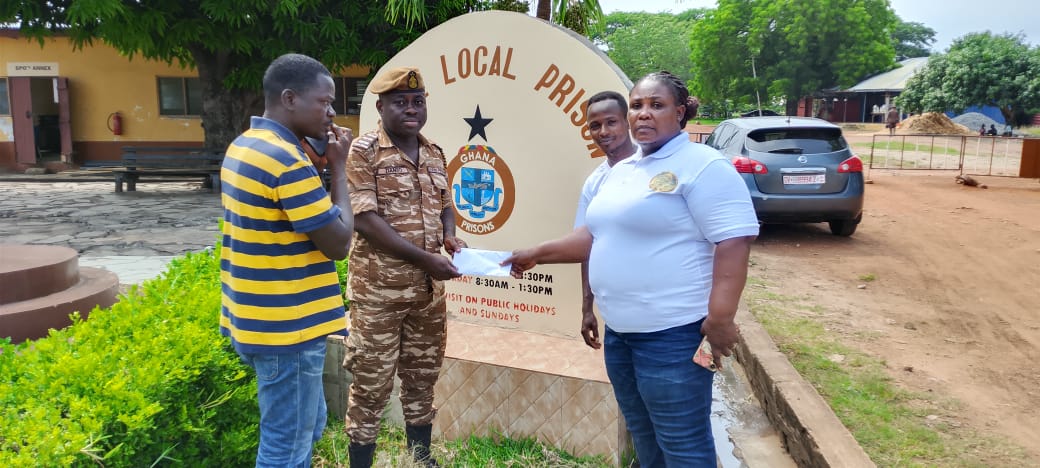 GGGF donation outreach at Akuse Male Prison – bringing hope and support to inmates