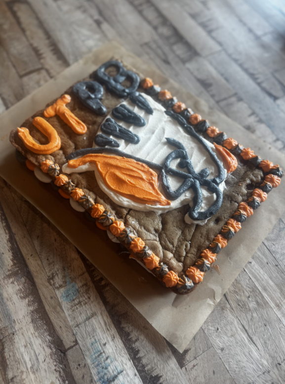 UTP Birthday cookie cake