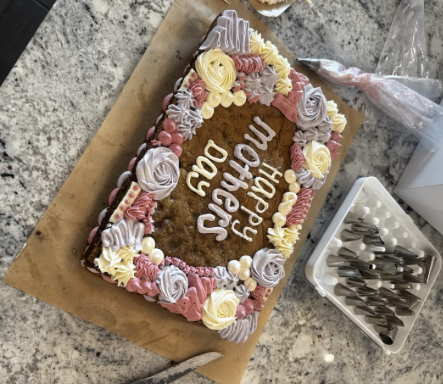 Mother's Day cookie cake