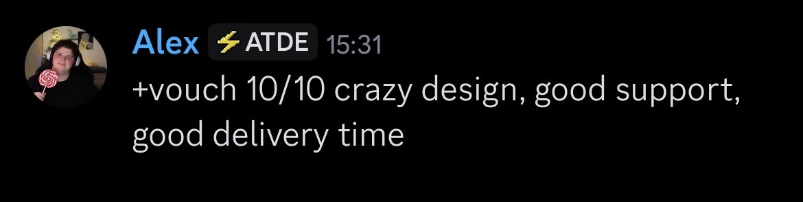 Vouch from GFX Client