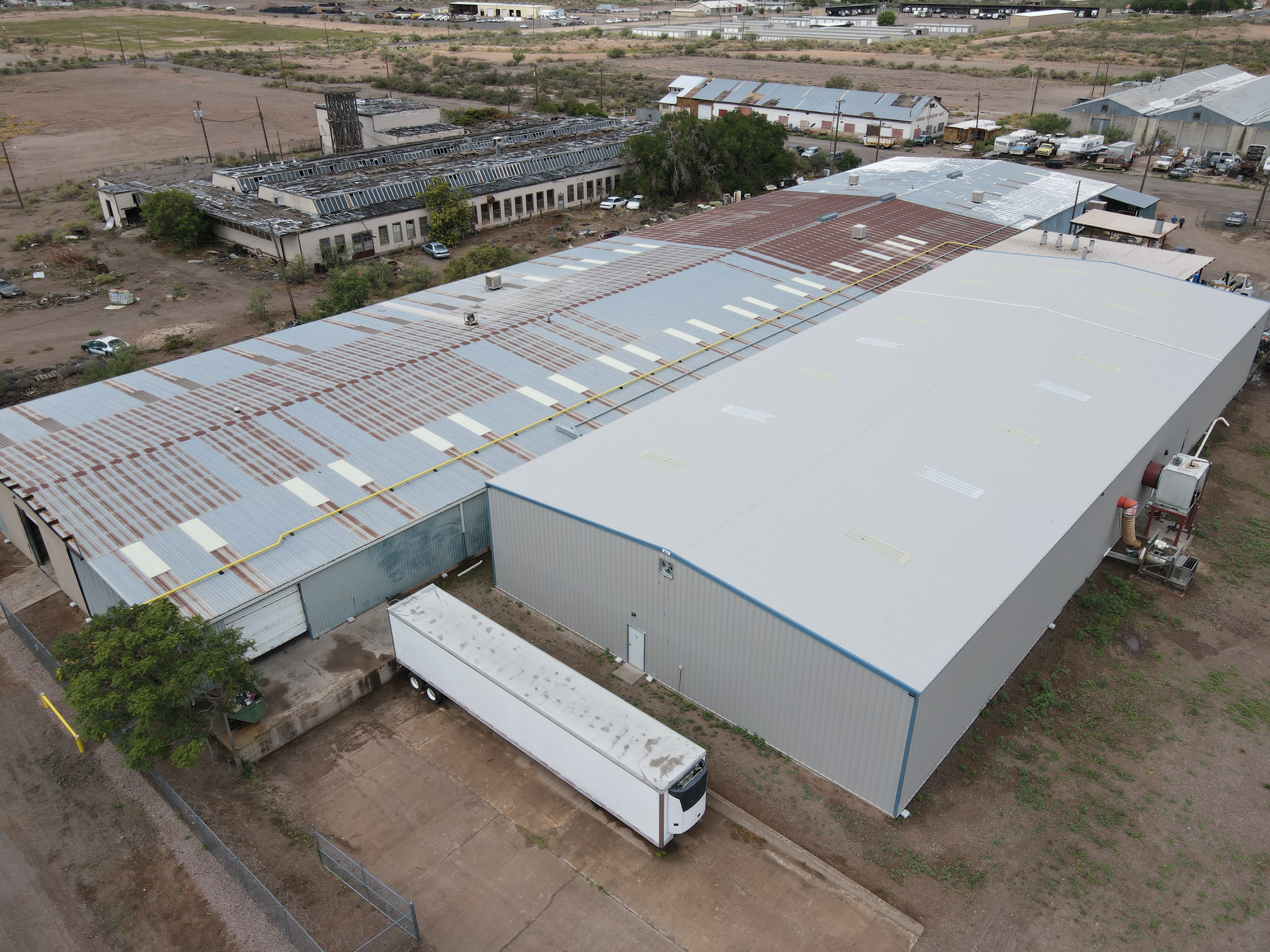 Desert Premium Group Hot-Fill Jarring and Chile Processing Facility Aerial View Deming New Mexico