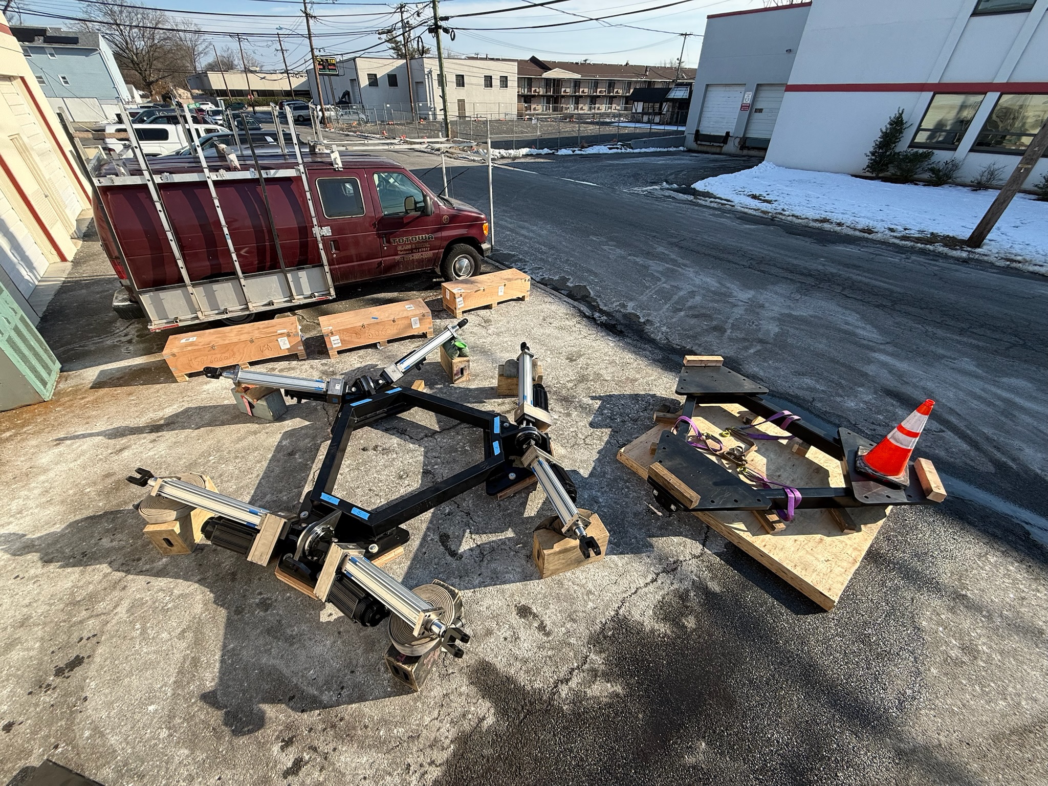 Motion platform on location