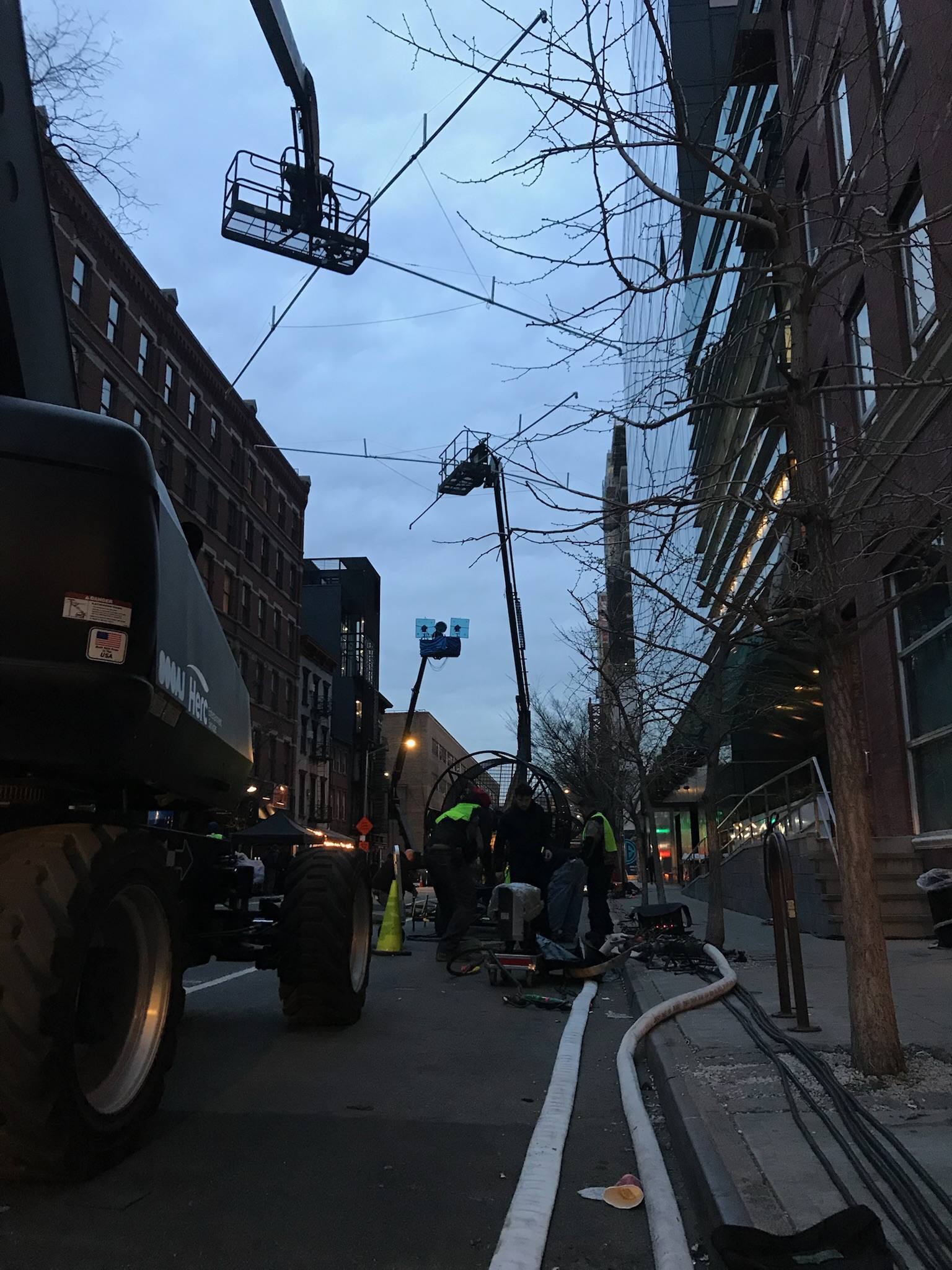 Snow effects on location