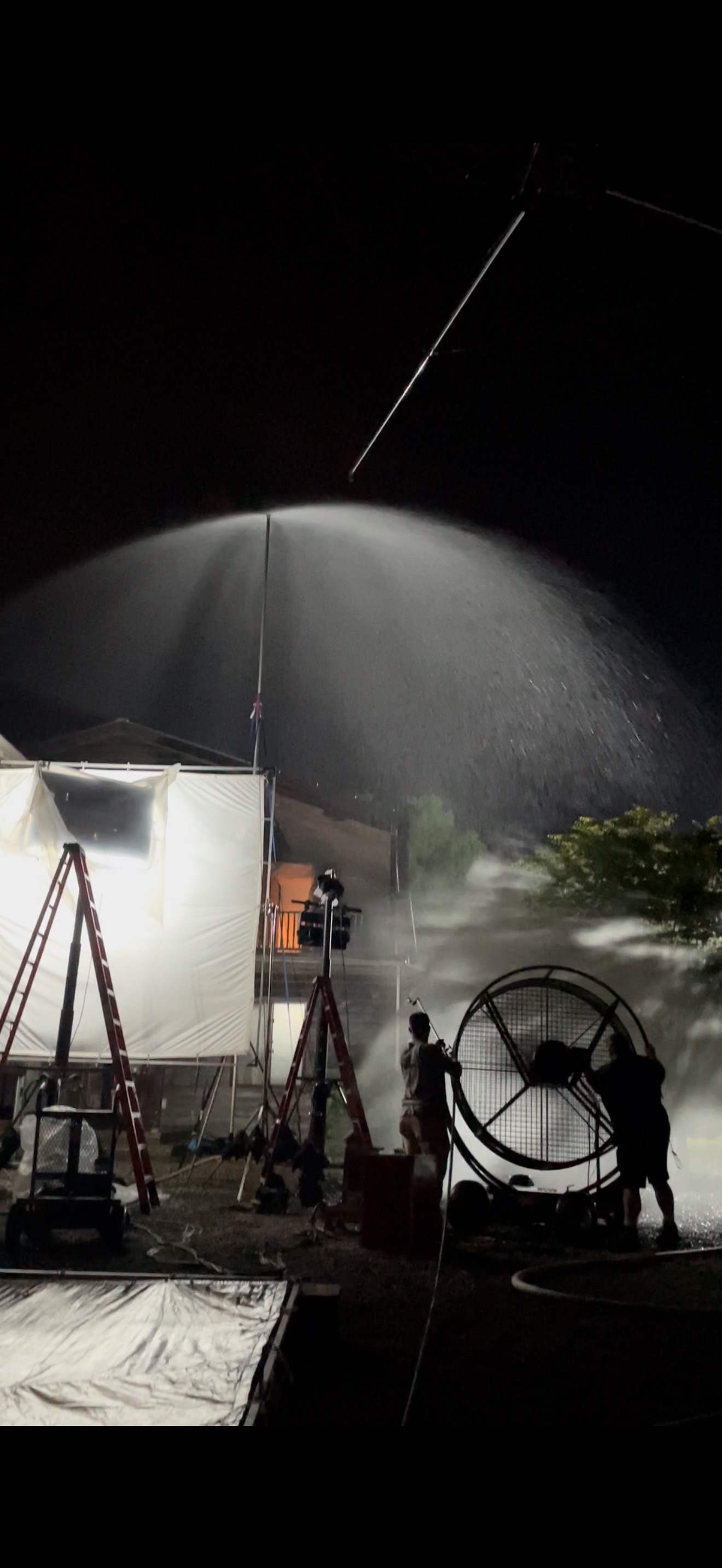 Weather production on location