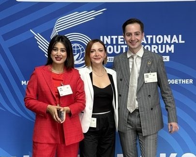 Dr. Elliott Lancaster MBE at International Youth Forum