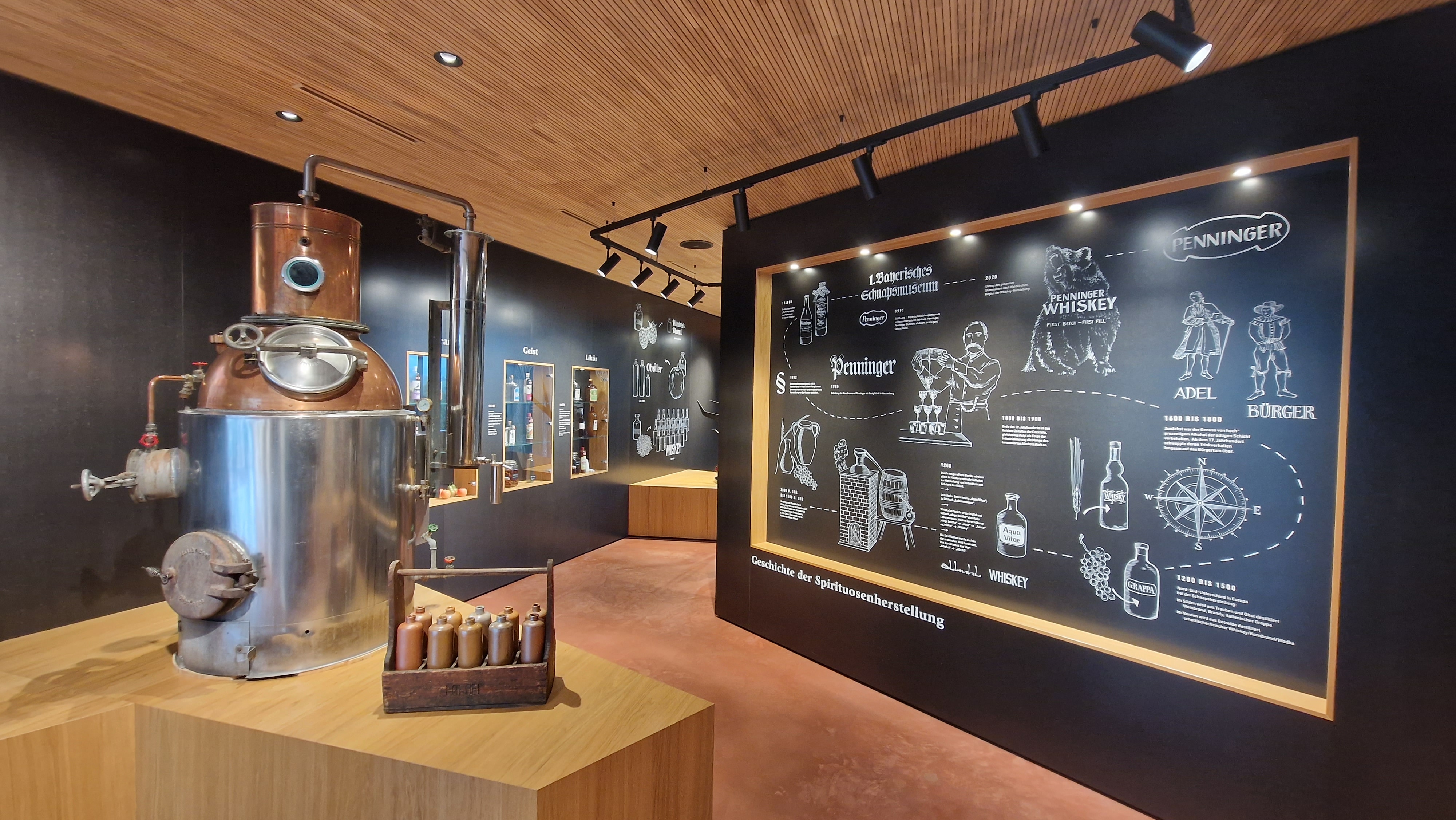 Penninger Museum mit historischer Kupferbrennerei und Ausstellung