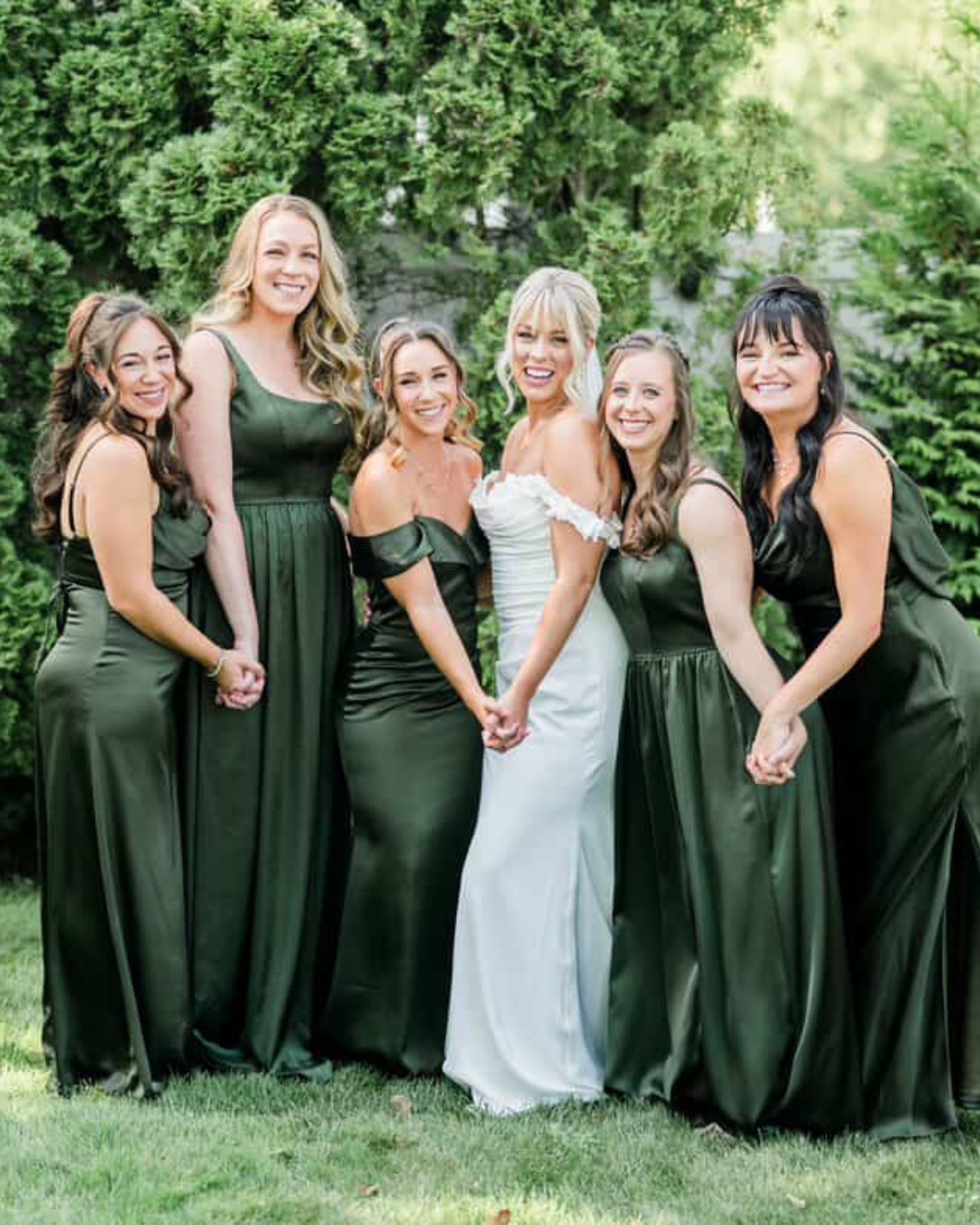 Bridal testimonials - Mirror Mirror Hair Boutique Happy bride with beautiful hair styling by Mirror Mirror Hair Boutique