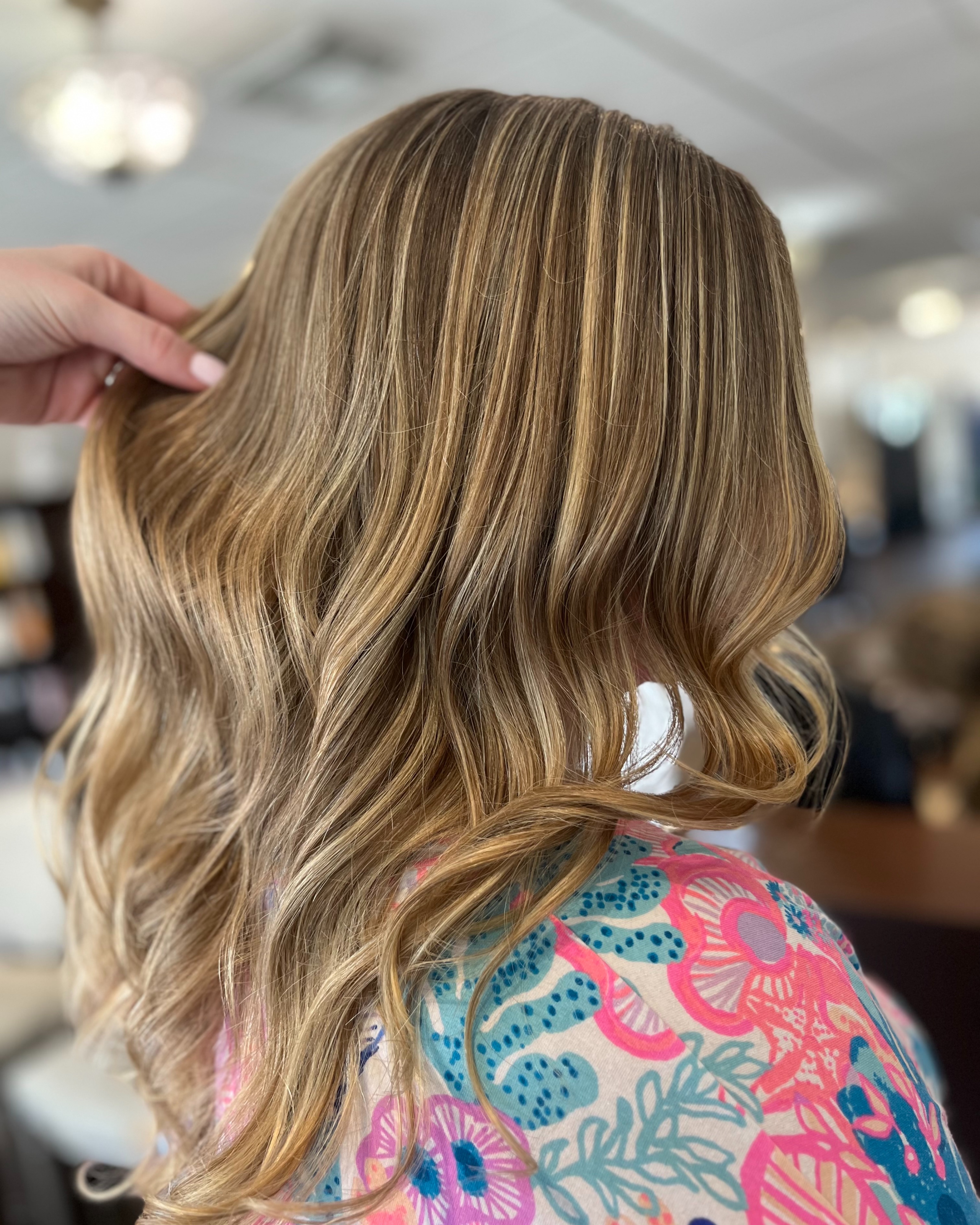 Balayage hair coloring service at Mirror Mirror Hair Boutique Merrick NY