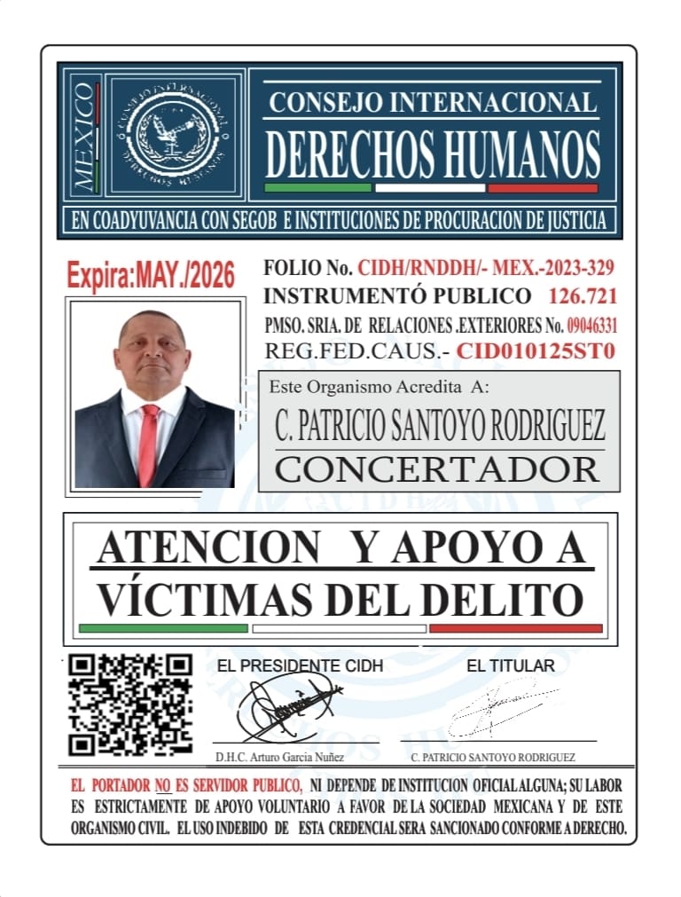 Credencial de REPRESENTANTE CIDH