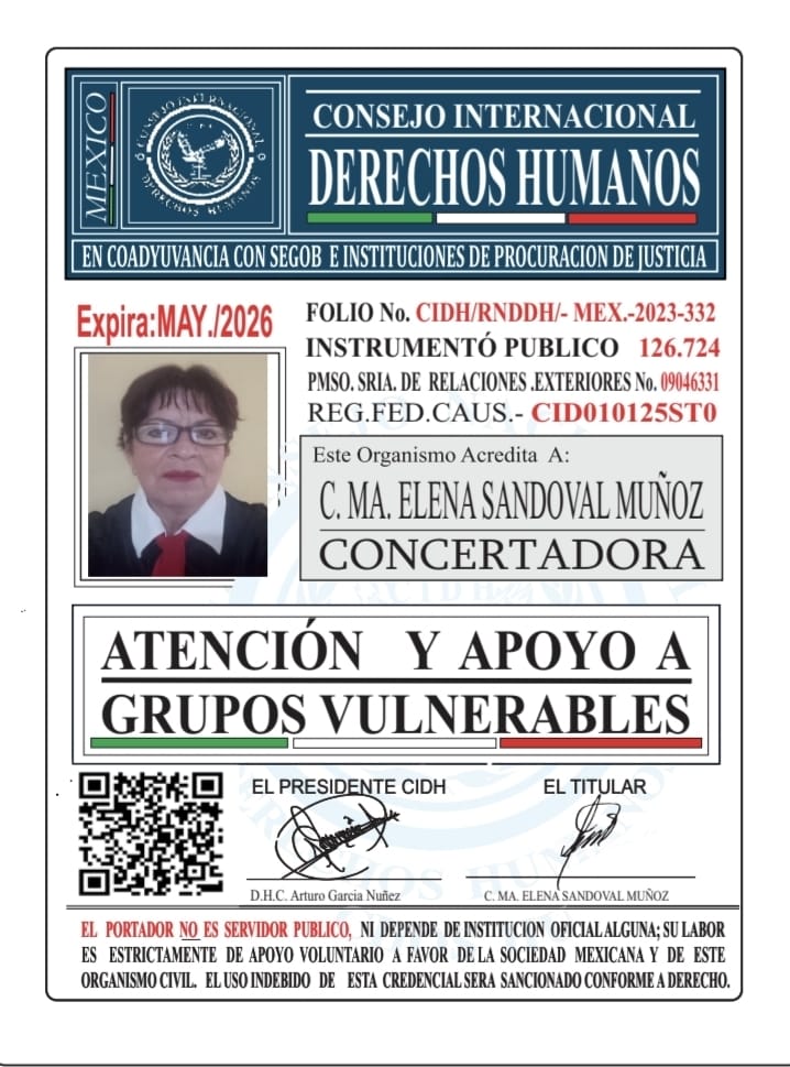 Credencial de REPRESENTANTE CIDH