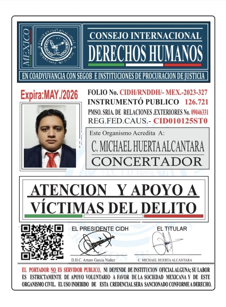 Credencial de REPRESENTANTE CIDH