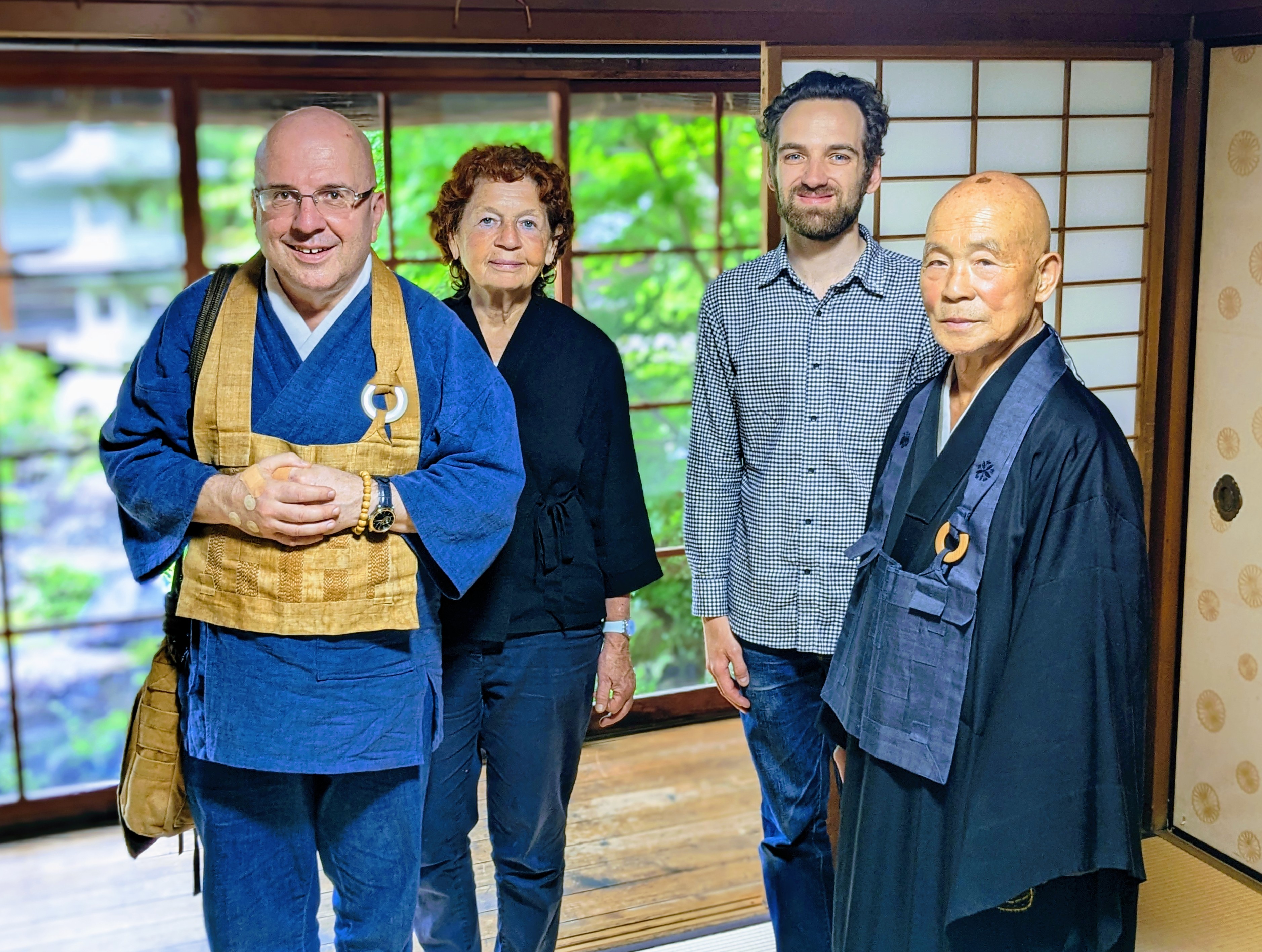 Meeting with Mr Kikkawa, the main abbot