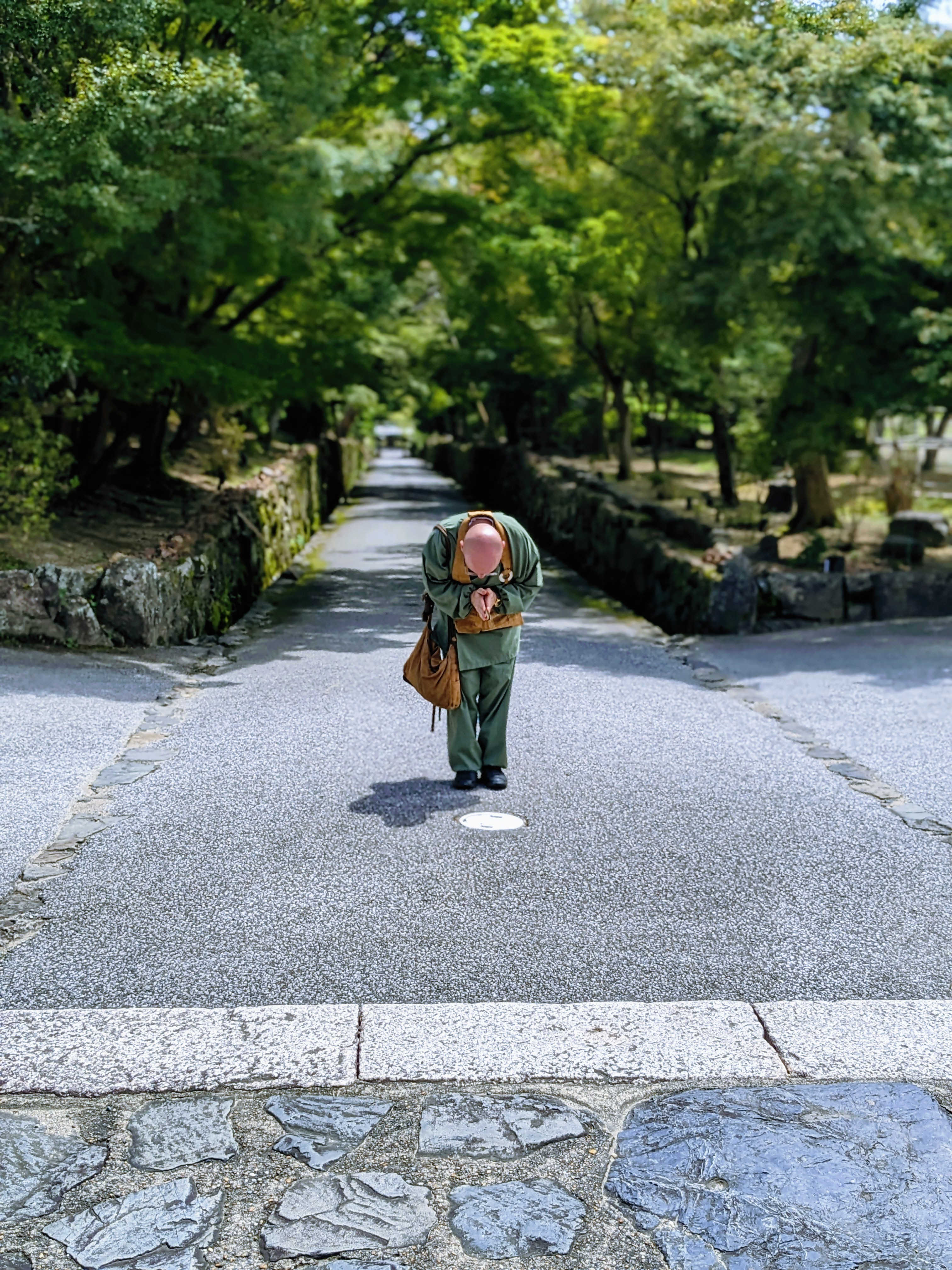 Zen temple greeting