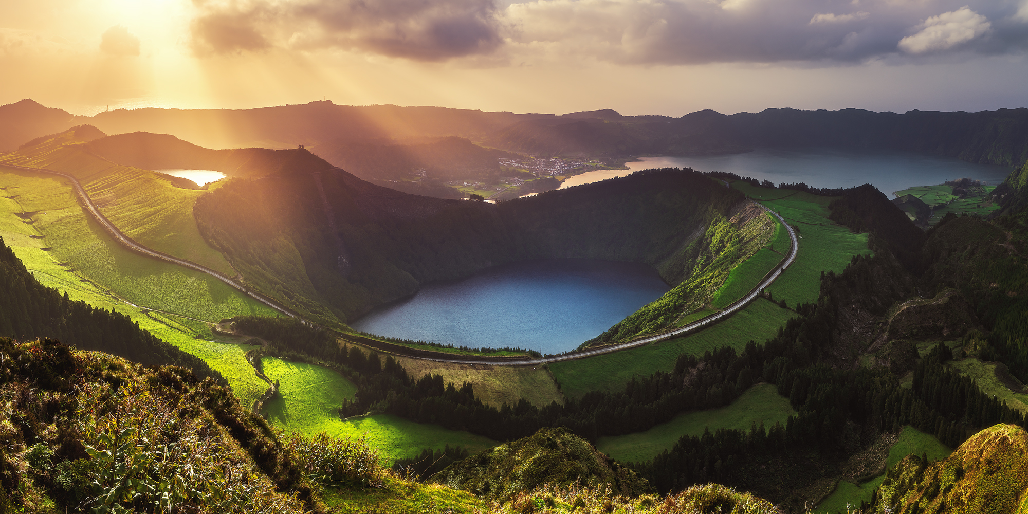Sete Cidades panorama São Miguel Azores