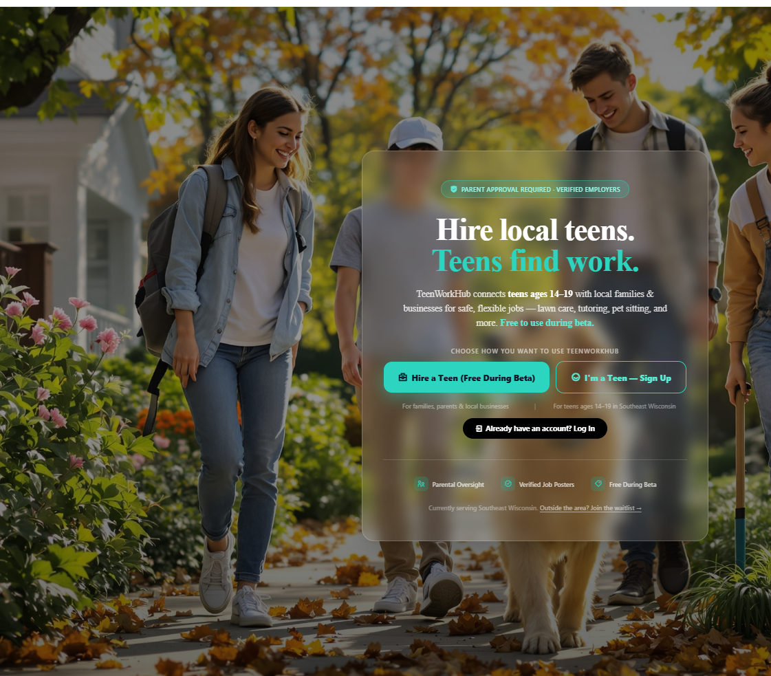 TeenWorkHub case study