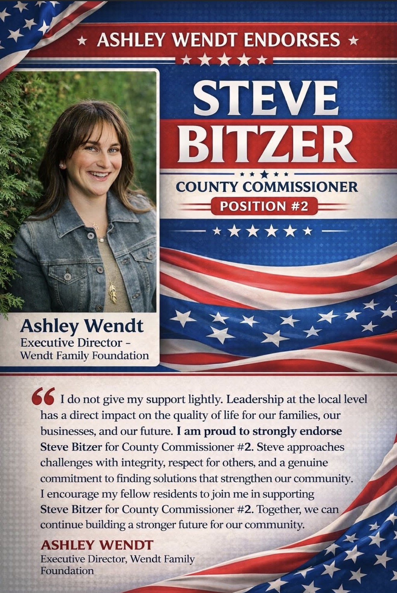 Endorsement from Ashley Wendt
