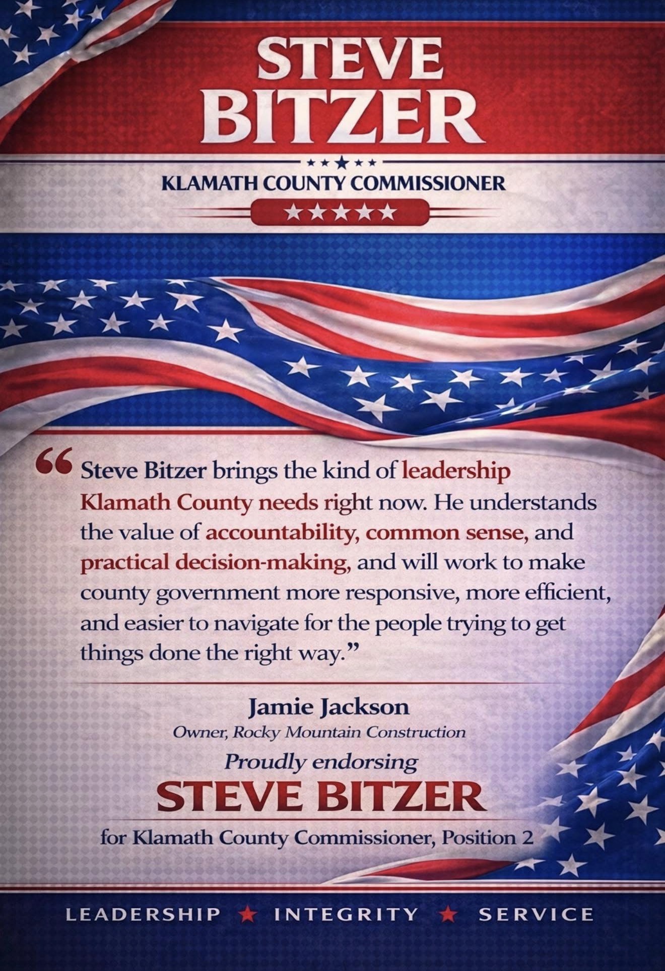 Endorsement from Jamie Jackson