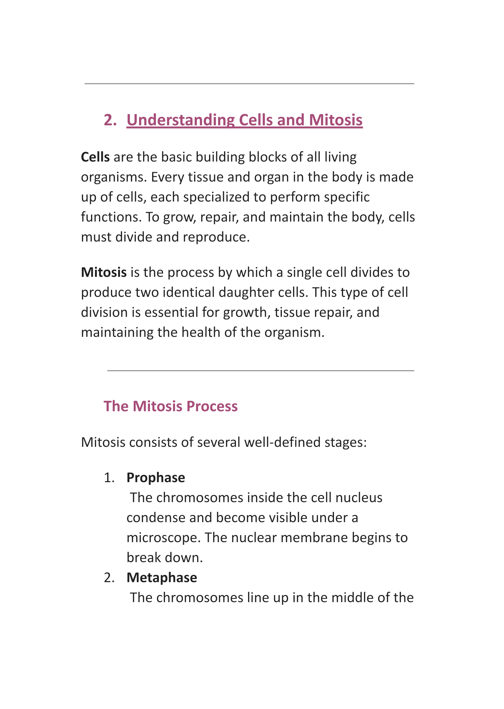 Mitosis Diet Manual - Page Preview 1