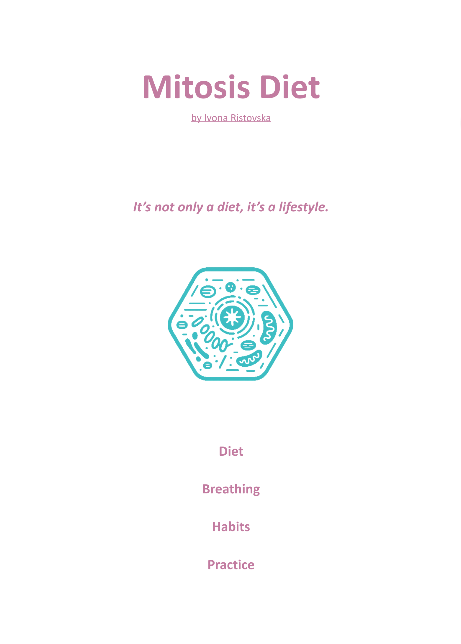 Mitosis Diet Manual