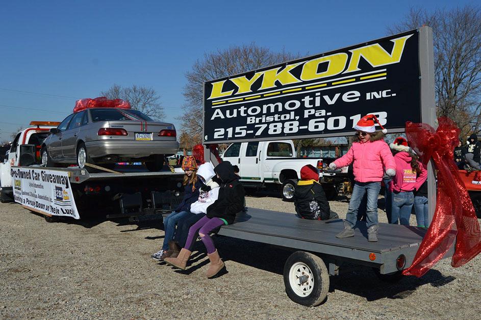 Lykon Automotive shop floor vehicle lift Bristol Pennsylvania