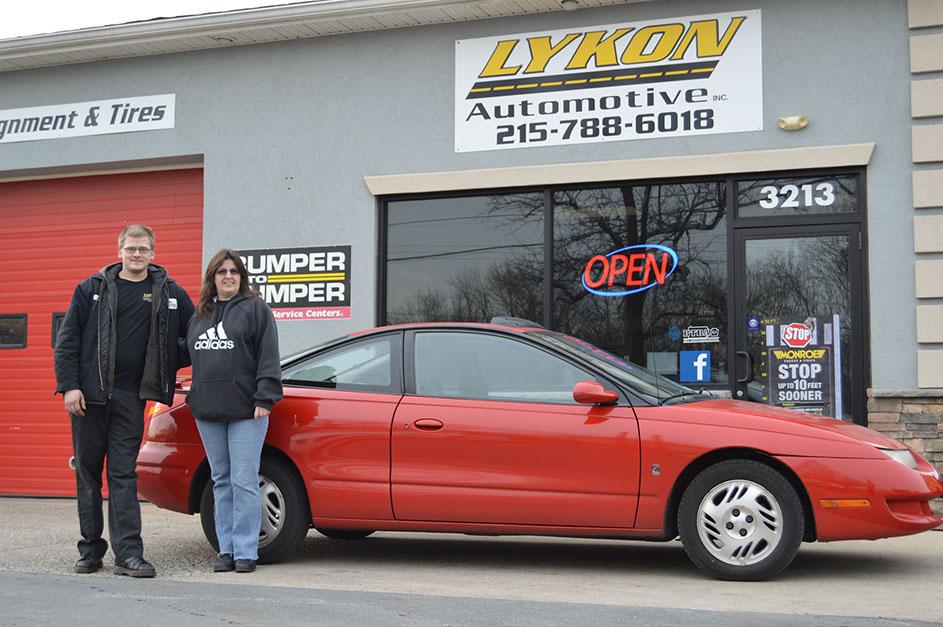 Lykon Automotive waiting area customer lounge Bristol PA