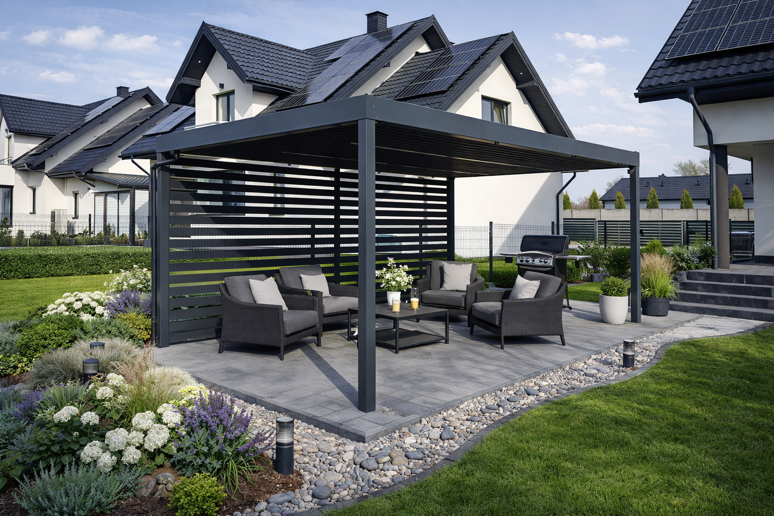 wiata samochodowa na wymiar Dolny Śląsk – Pergola ESTIME wiata samochodowa na wymiar Dolny Śląsk – Pergola ESTIME