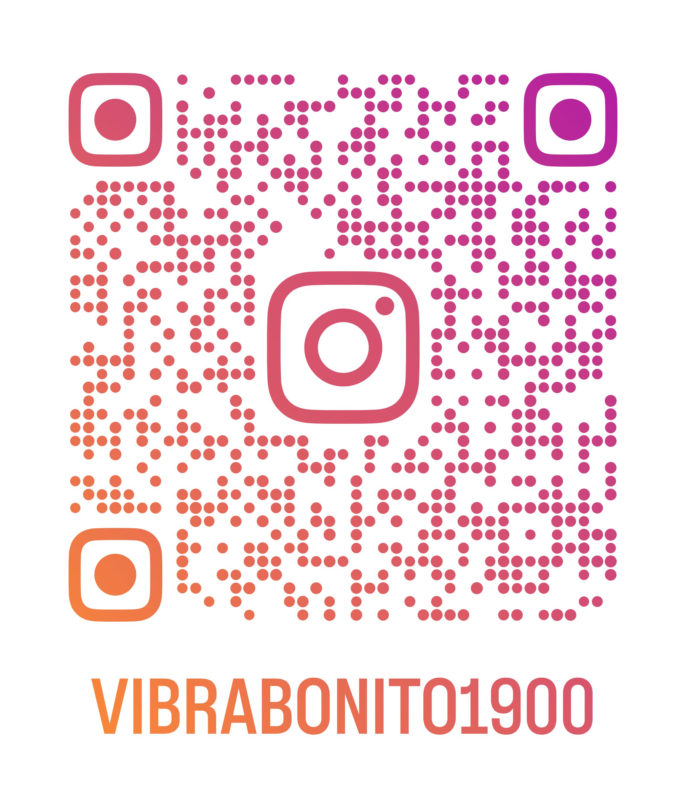 QR Instagram @vibrabonito1900