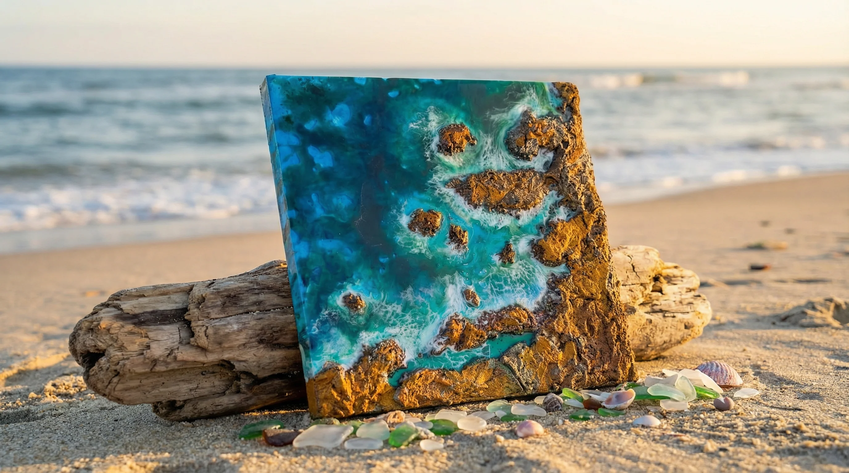 Cuadro Ocean Art – "Entre Roca y Mar"