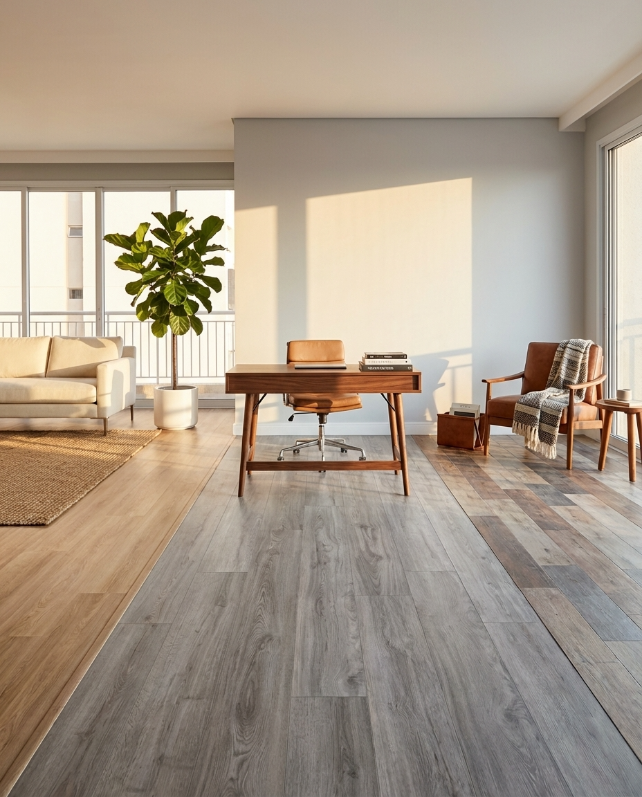 Antes da instalação de piso – Sala de Estar