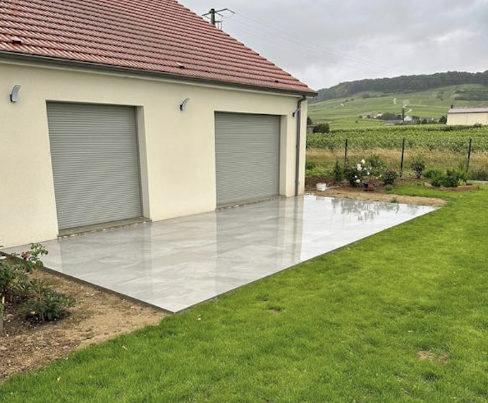 Terrasse carrelage extérieur