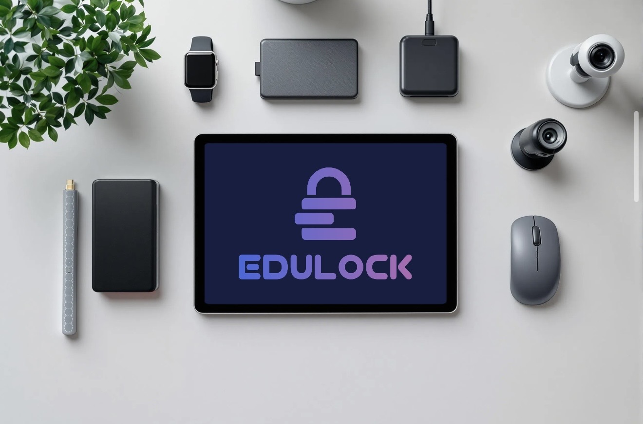 Edulock secure phone pouch — real product