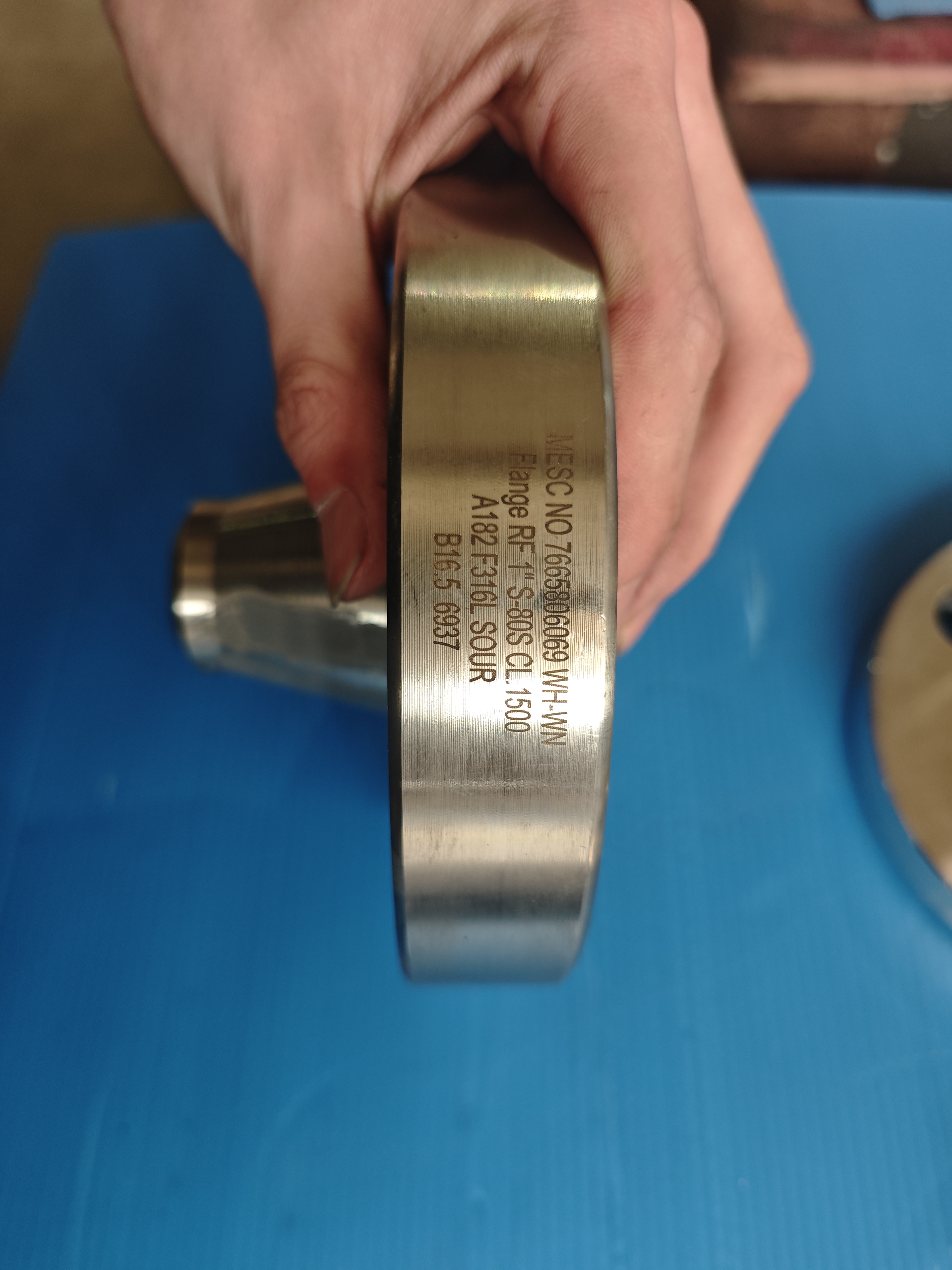 Flange inspection photo 1