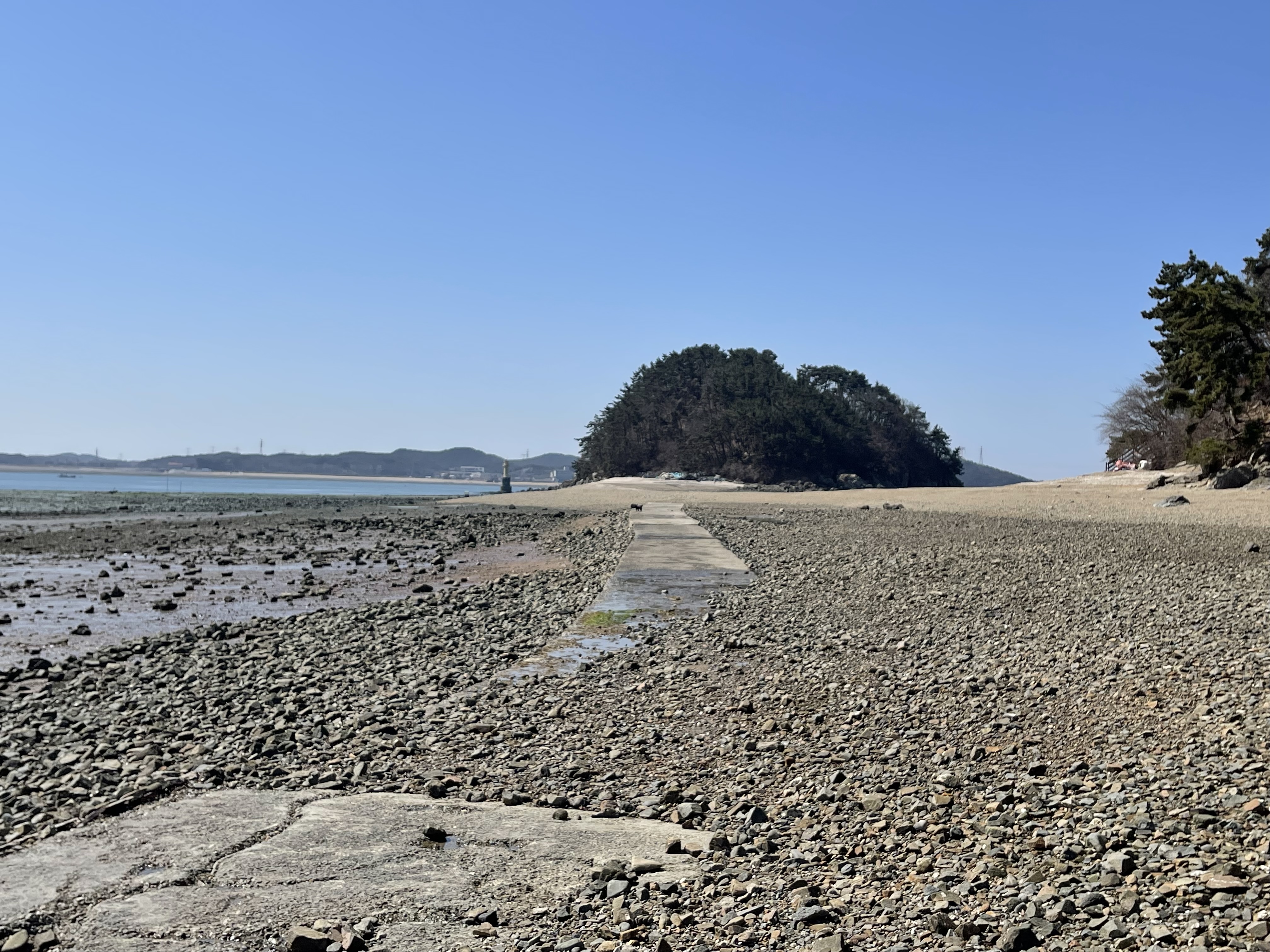 국화도 펜션 야외 전경