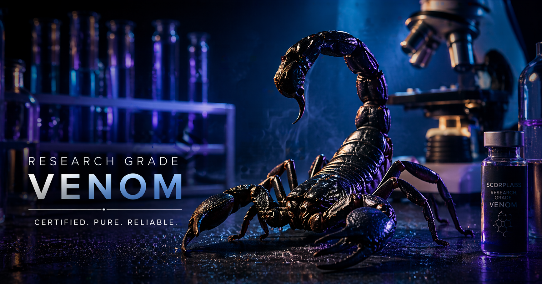 Scorpion venom scientific research