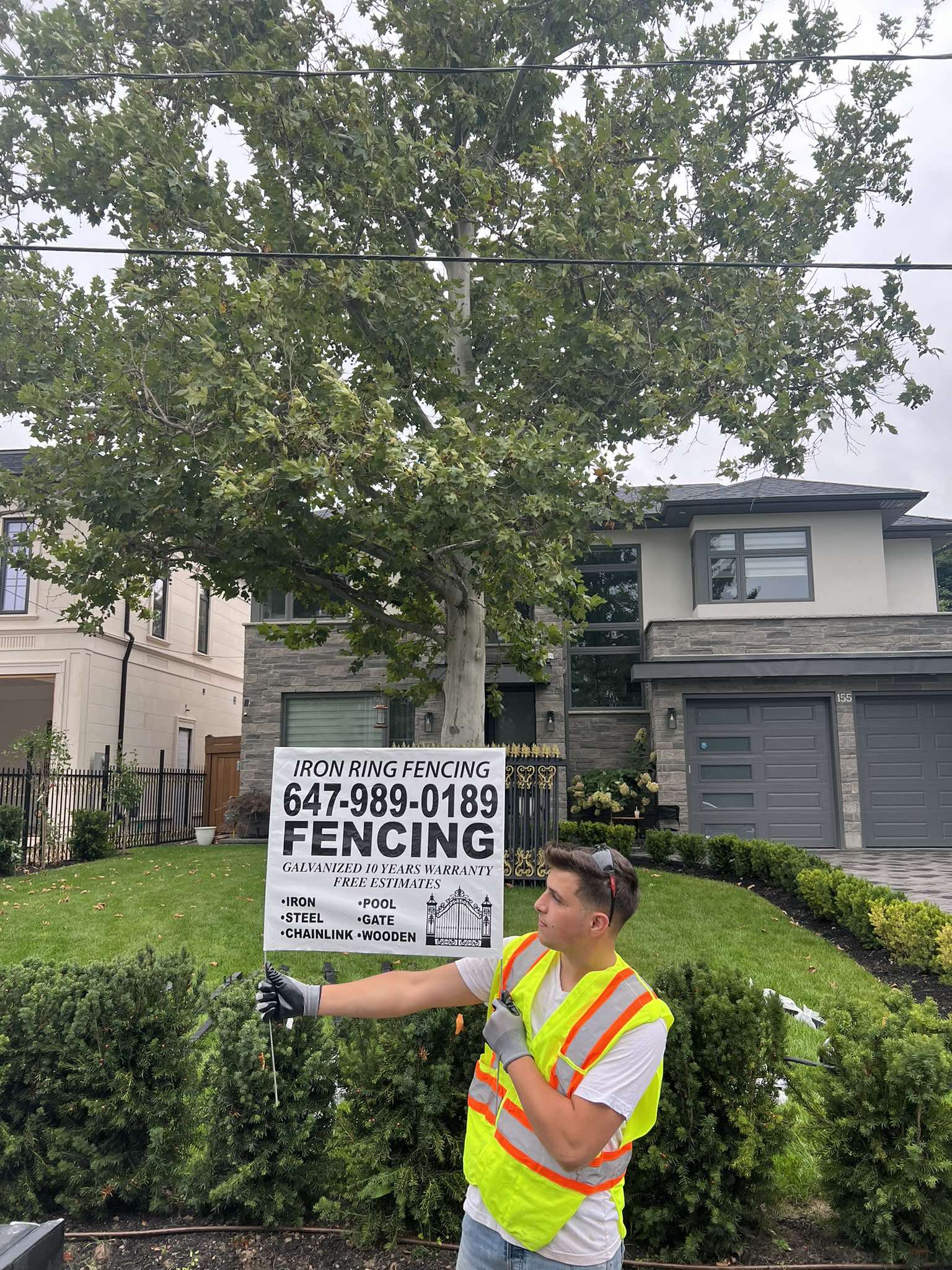 RESIDENTIAL fence project – Mississauga, ON