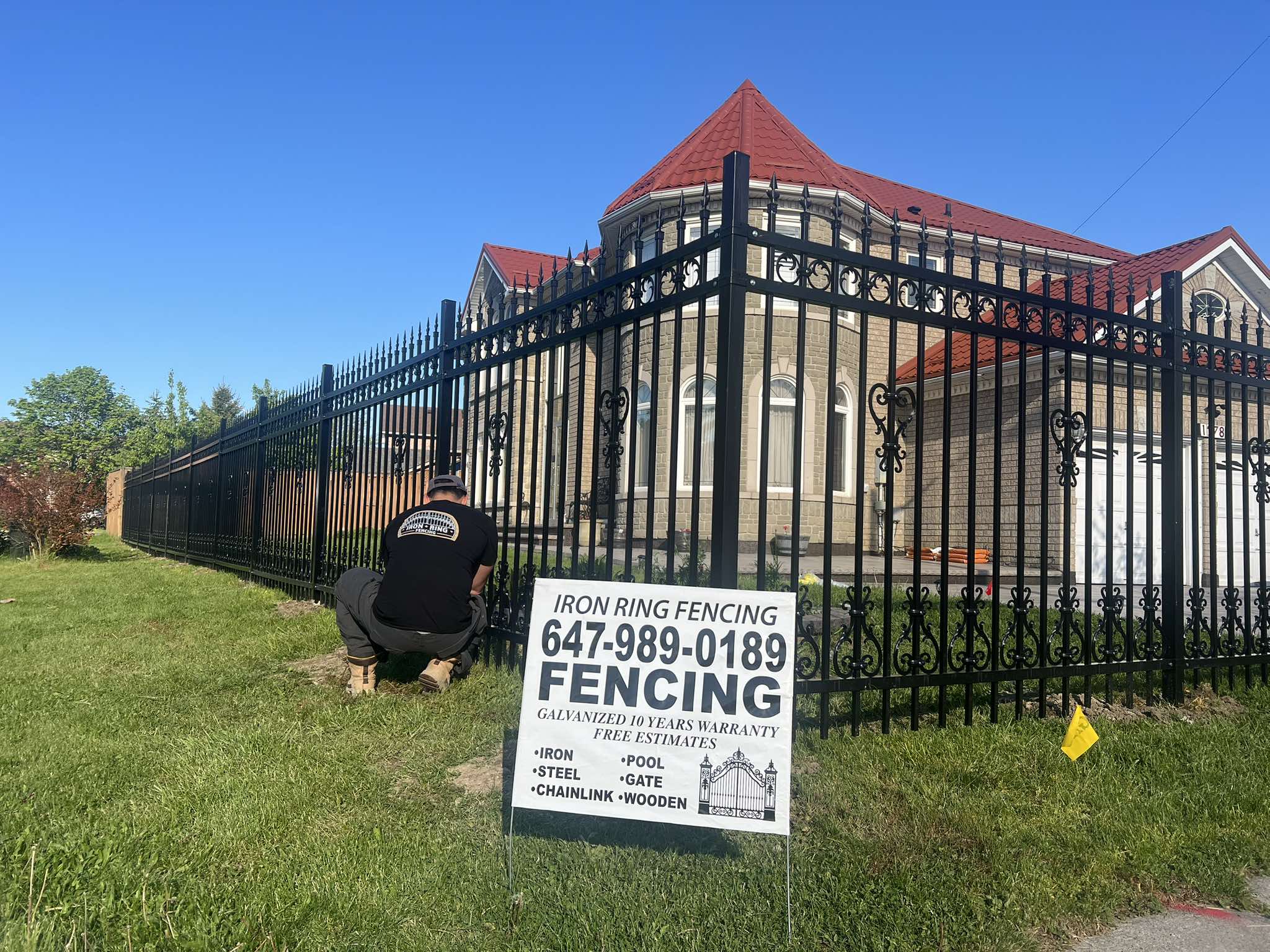 RESIDENTIAL fence project – Vaughan, ON