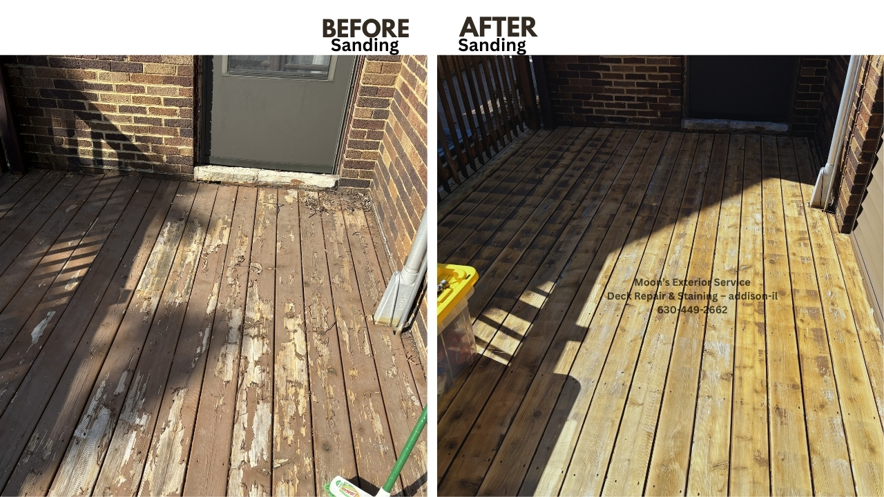 Deck repair project - Hinsdale, IL