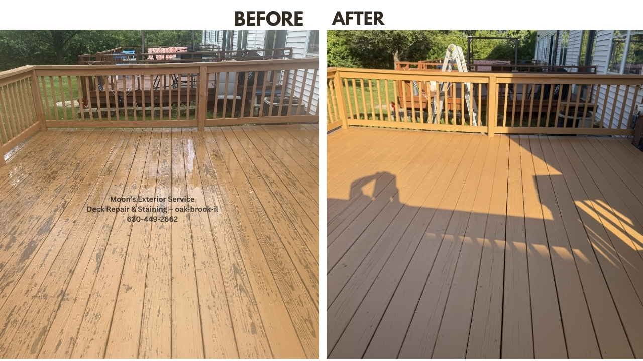 Deck repair project - Oak Brook, IL