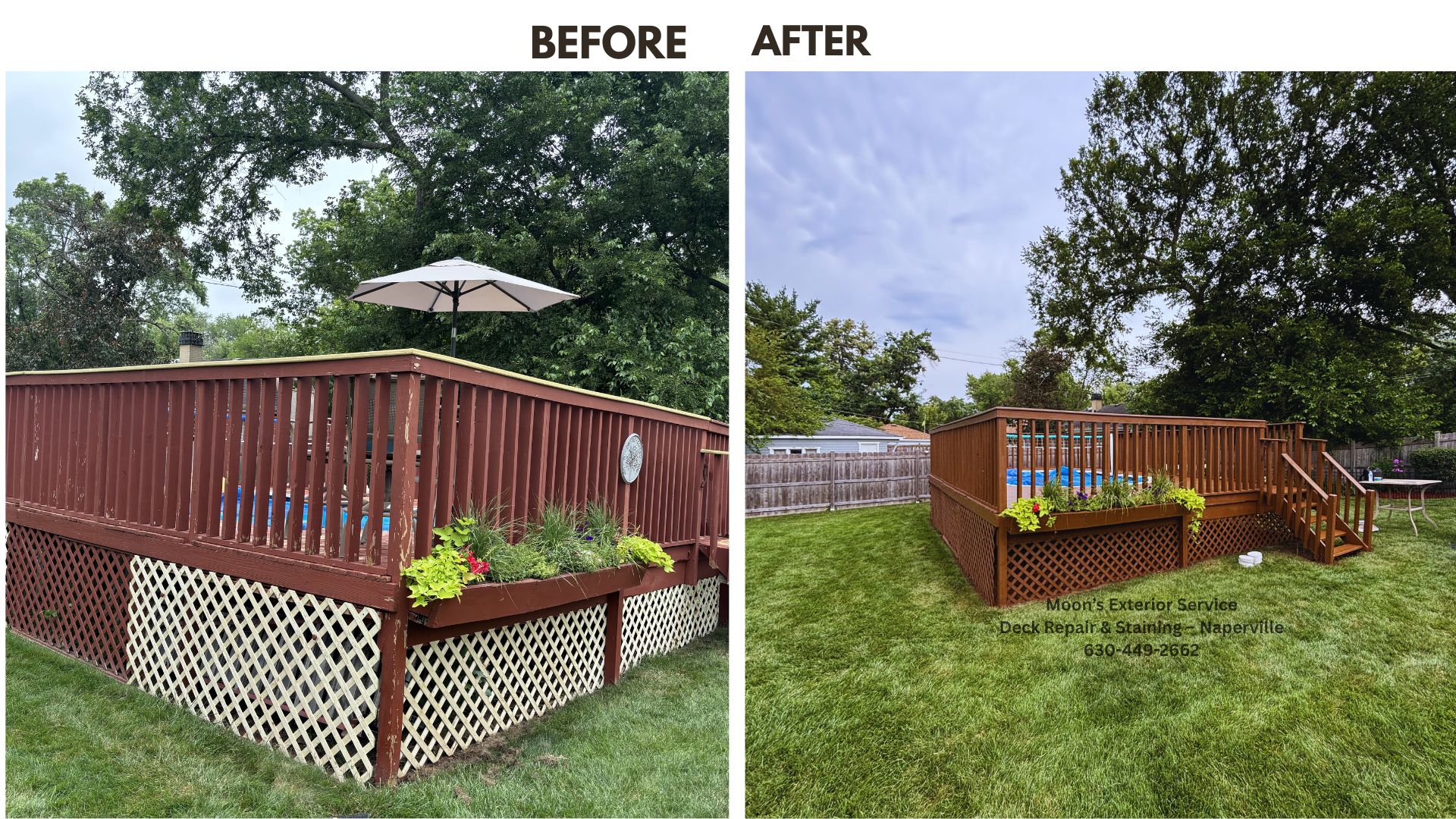 Deck repair project - Burr Ridge, IL