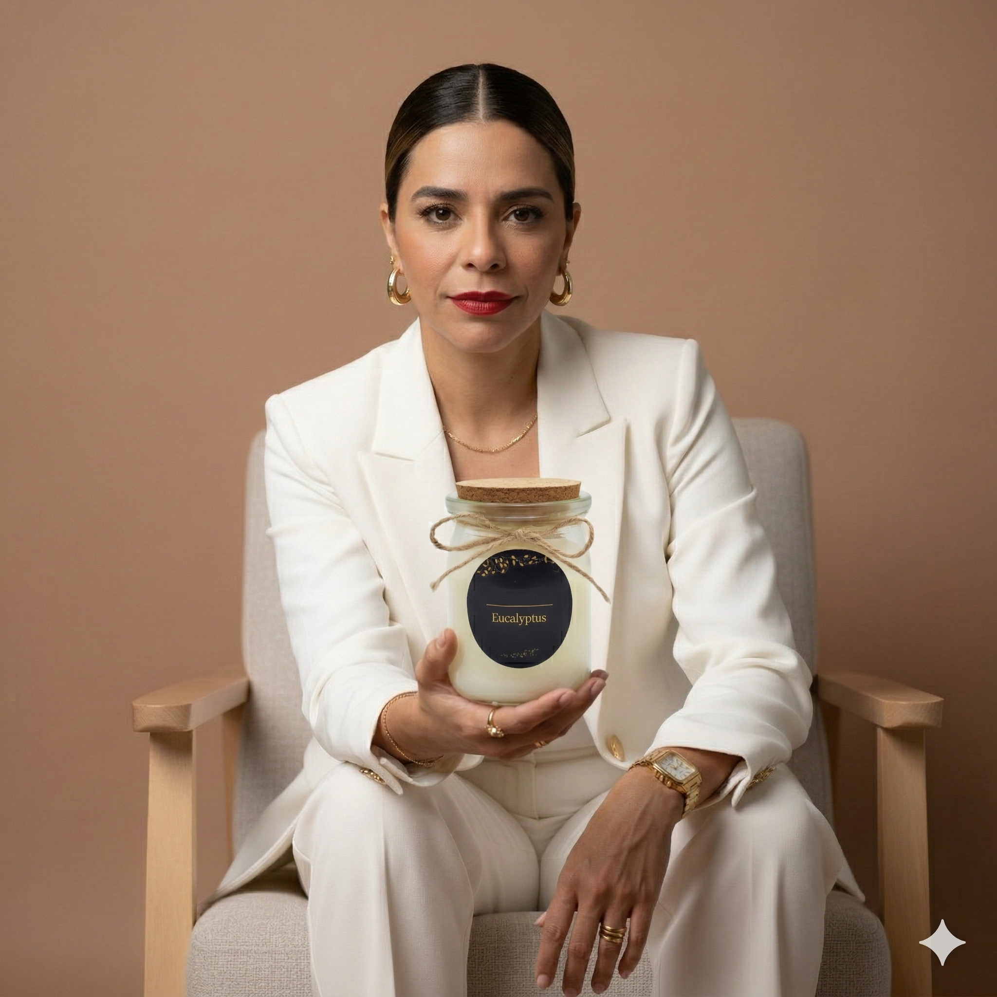 Eternal Candle hero background - premium aromatherapy candles