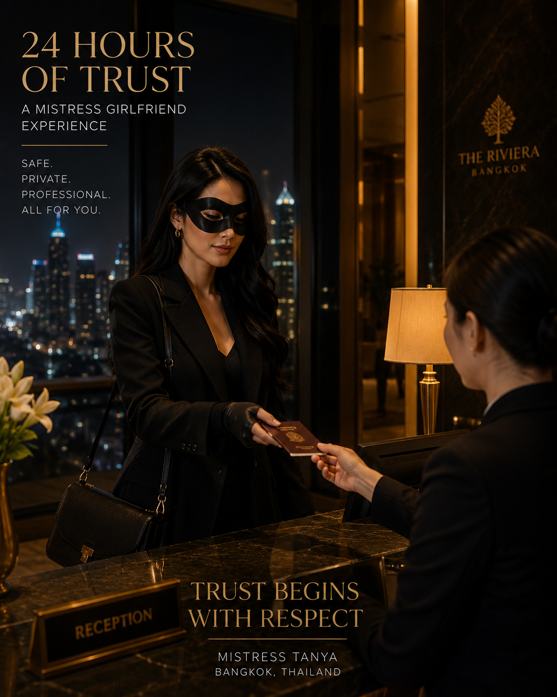 The 24-Hour Mistress Girlfriend Experience in Bangkok: The Fantasy Is Yours. The Rules Are Mine.