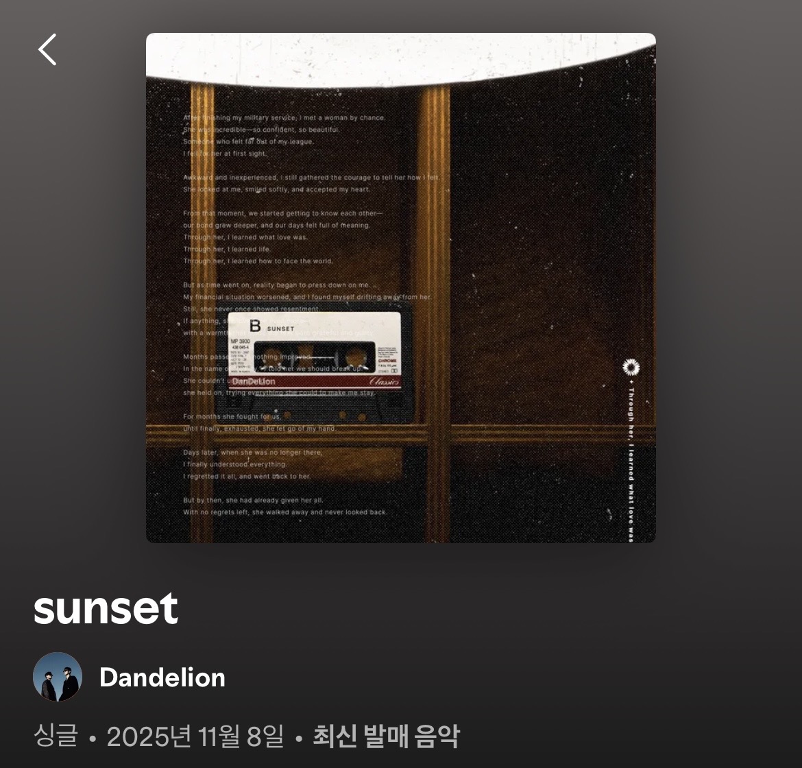 Sunset - Dandelion