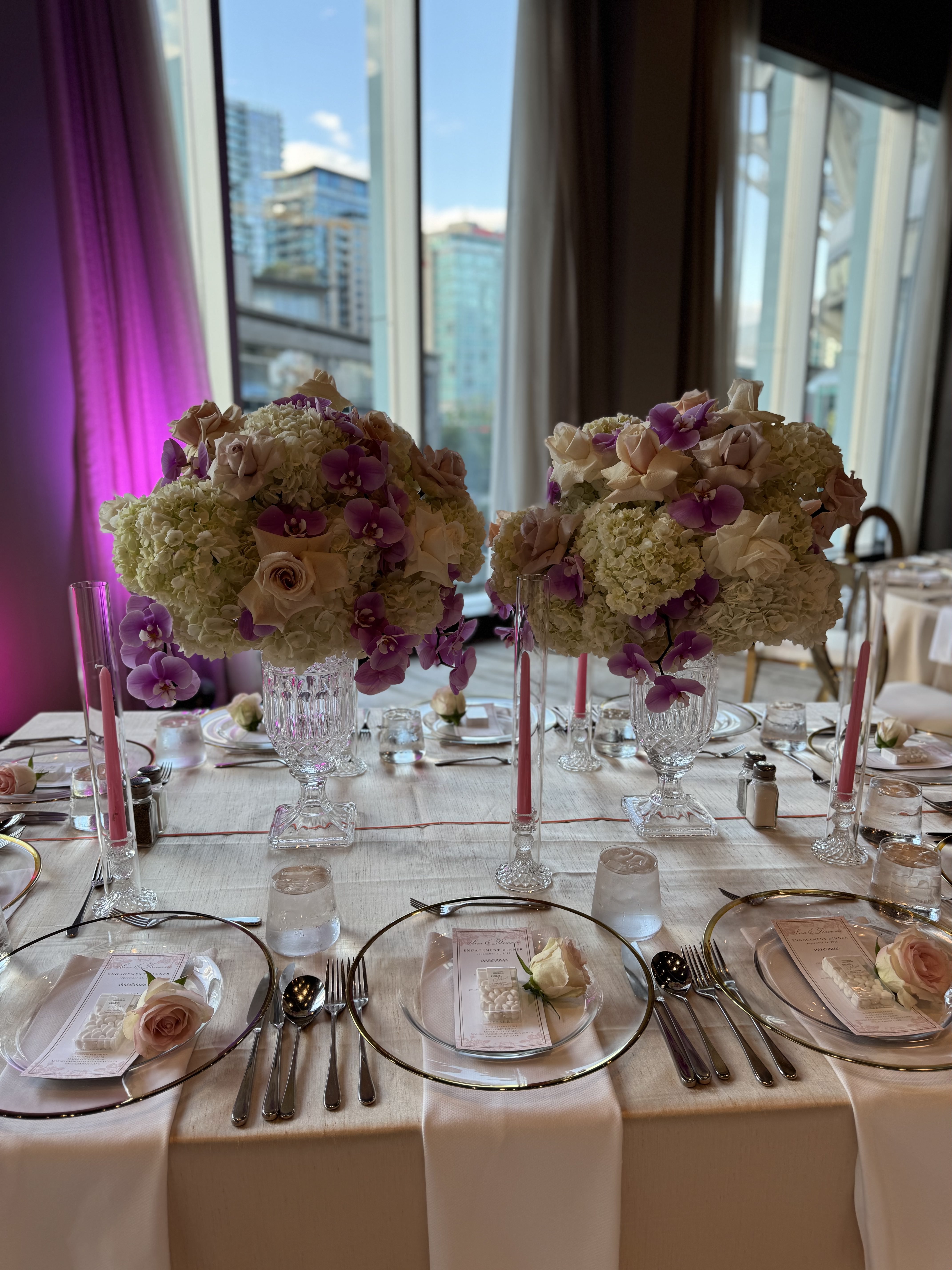 Sparkling white lisianthus and baby breath bridal bouquet with starlight shimmer