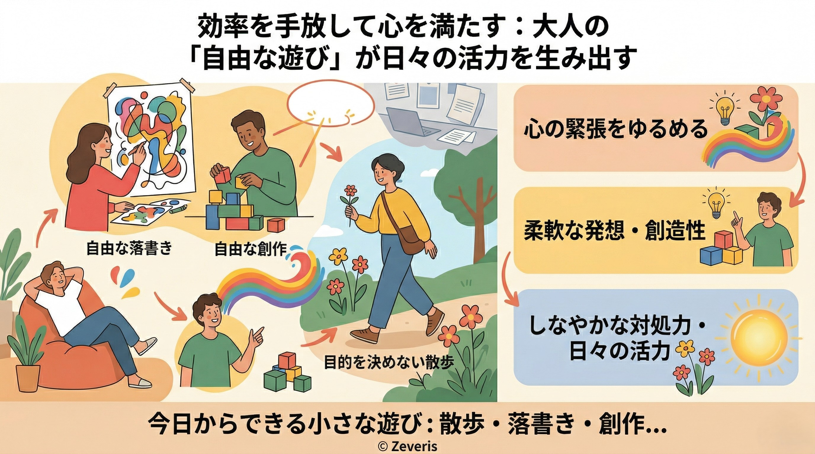 大人の自由な遊びとウェルビーイング