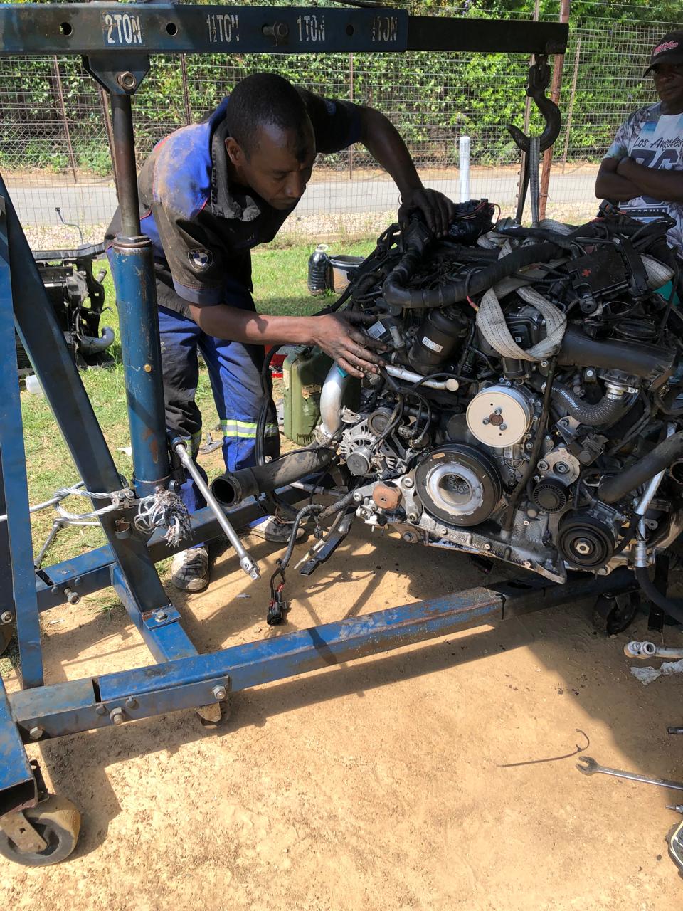 Engine Repair in Progress – Mobile Mechanic Gauteng
