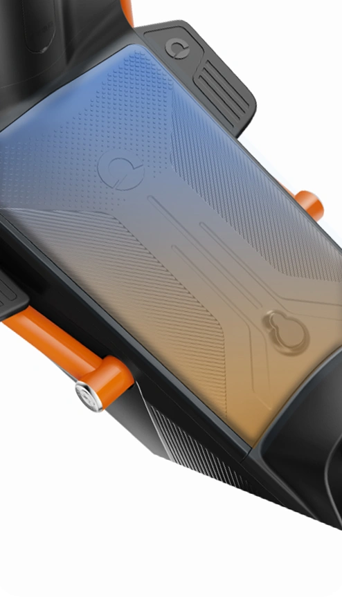 Scooter électrique vue arrière